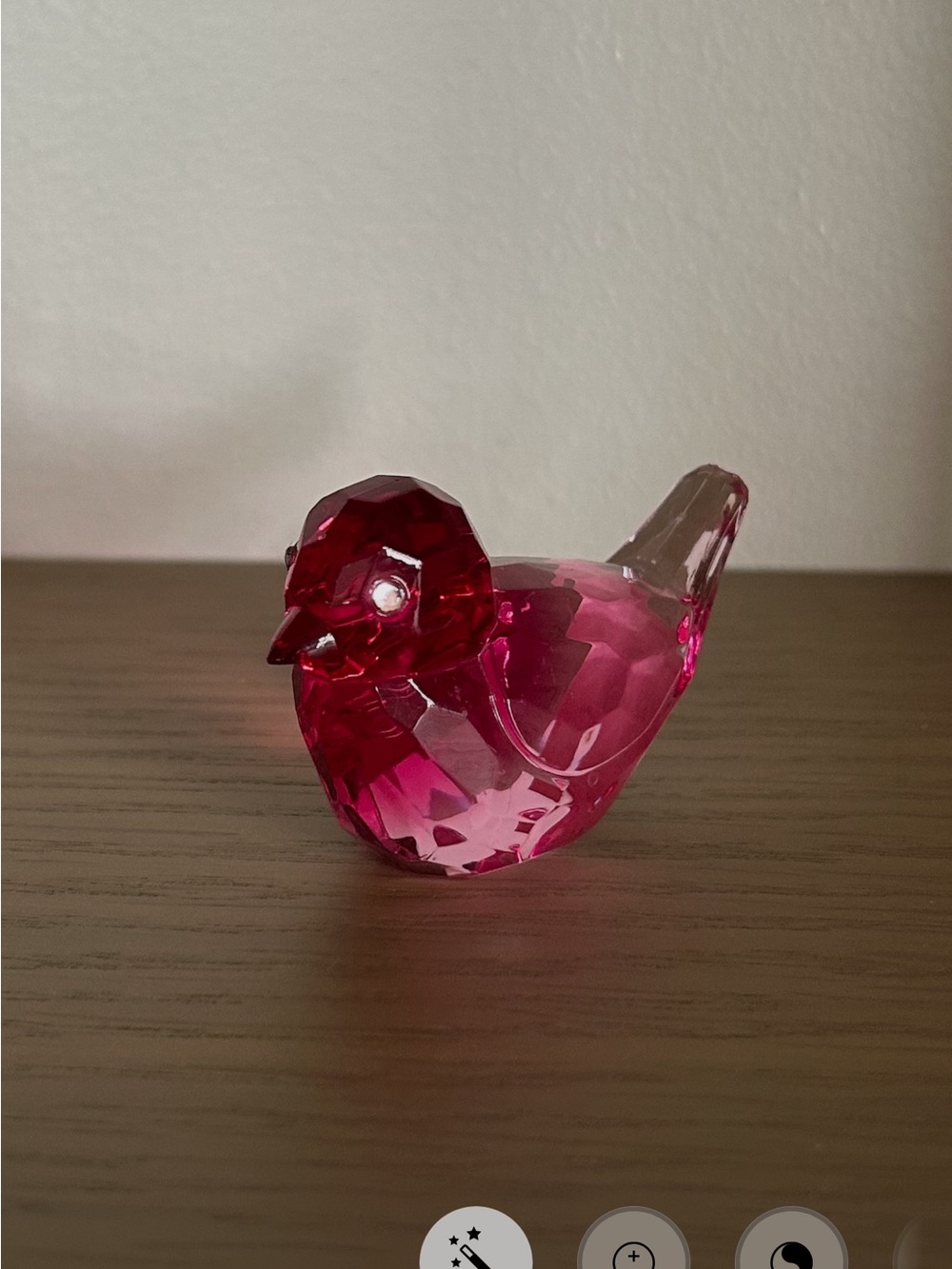 Mini Pink Bird Figurine